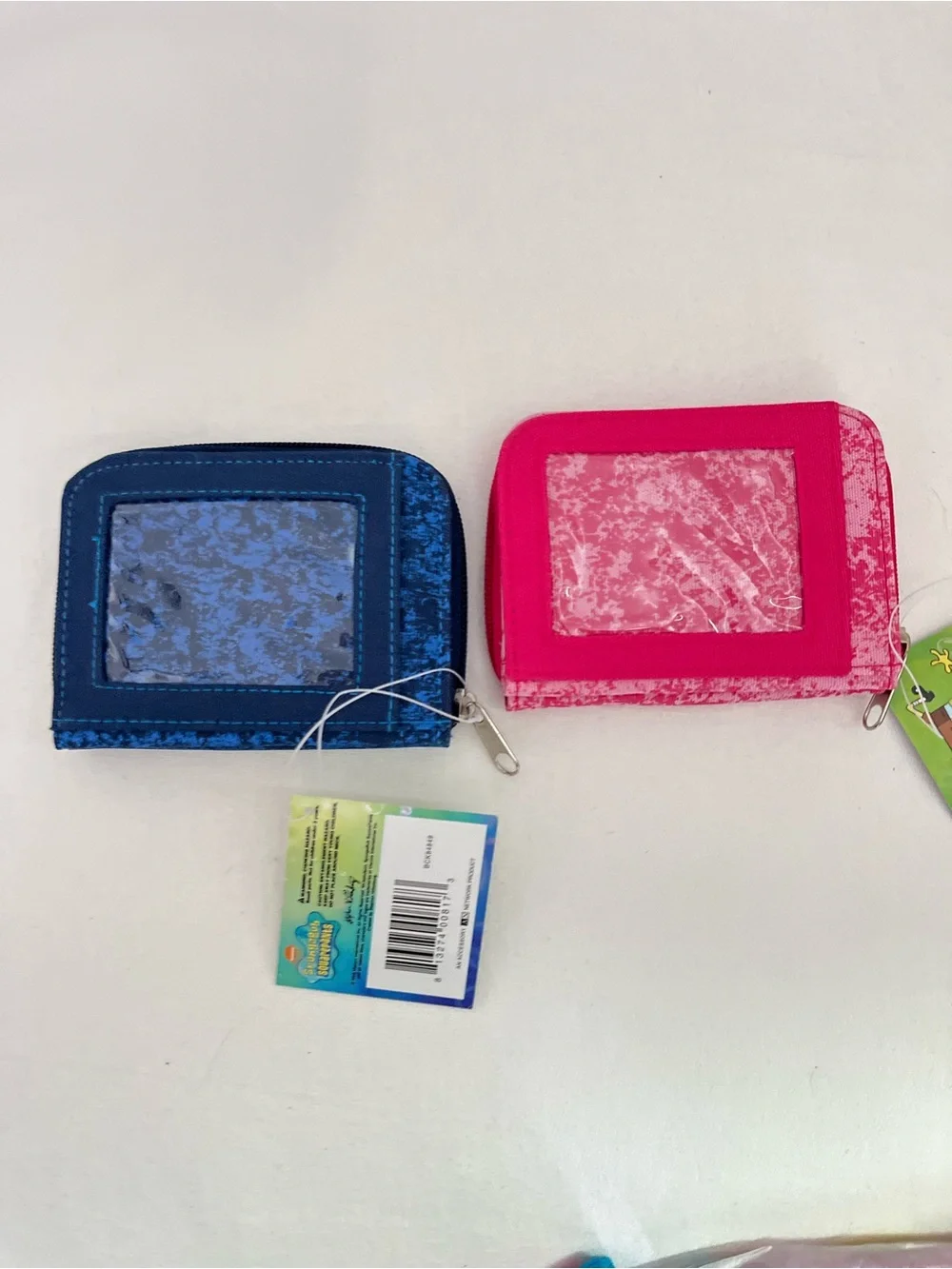 Vintage SpongeBob Squarepants Kids Zip Wallets - Y2K Deadstock